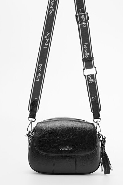 United Colors of Benetton BENETTON KADIN ÇAPRAZ ÇANTA SİYAH BNT1777