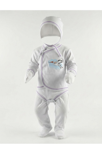 MiniKids Costumas 6 piese barza-bebe mov