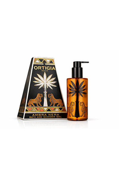 Ortigia Sicilia Ambra Nera Bath & Shower Gel 250 ml Gel de Duș Aromatic Hidra...