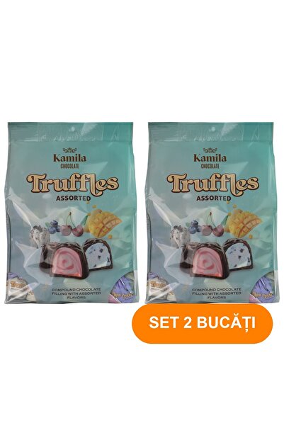 KAMILA SET 2 BUCĂȚI - Bomboane de ciocolată cu trufe albastre