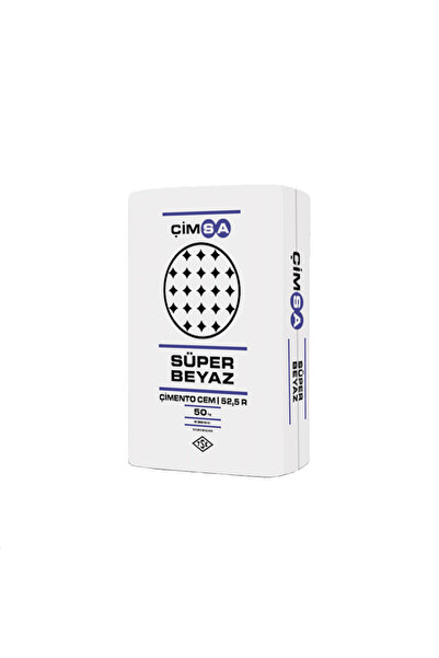 ÇİM SA ÇİMSA SÜPER BEYAZ ÇİMENTO 1 KG 52,5