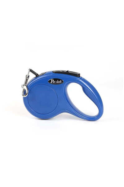 Petora Lesă retractabilă, 3/5 metri, albastră, LS1005 - 5 metri