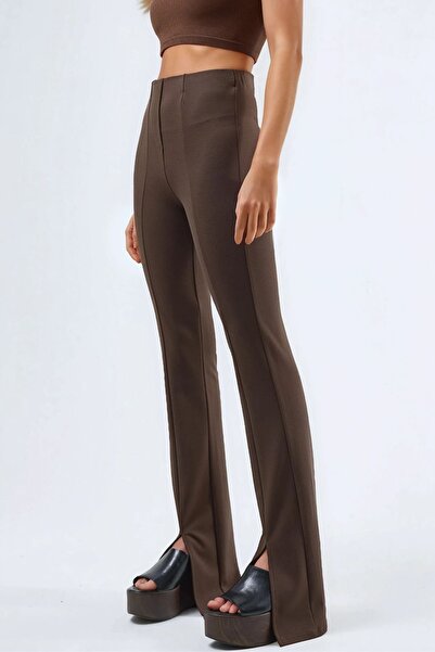 Hiccup Busem High Waist Slit Flare Leggings