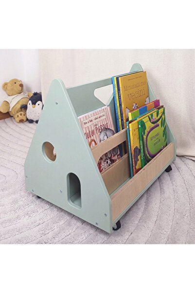 NOOT BOOKY PEARL Library on Wheels, Cottage-Shaped