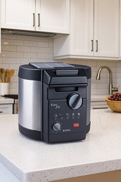 ozbience 2,2L Siyah Fritöz 1600W Hızlı ve Pratik Pişirme Keyfi