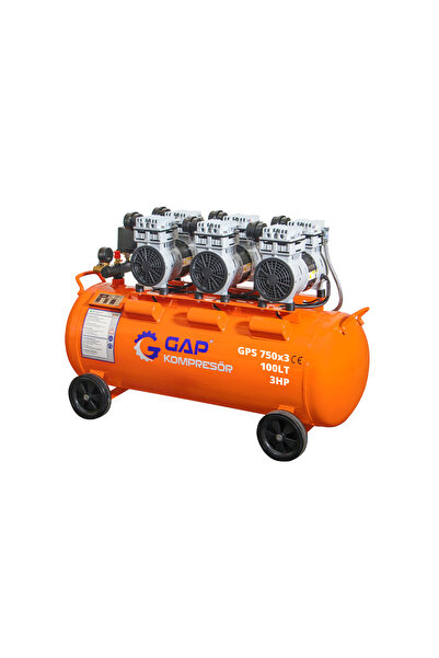 GAP KOMPRESÖR 100 lt Sessiz ve Yağsız Hava Kompresörü