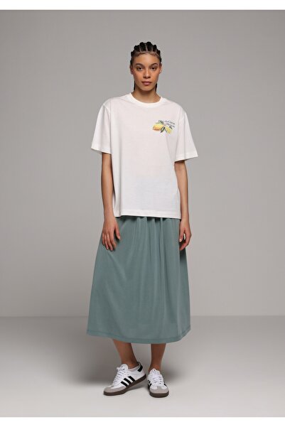 Colin's Regular Fit Plain Women's Green Skirt