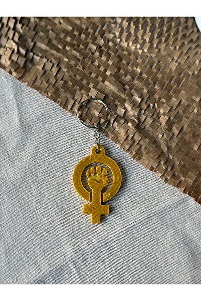 Sfenks. 3D Print Feminist Symbol Keychain – Women's Power Design