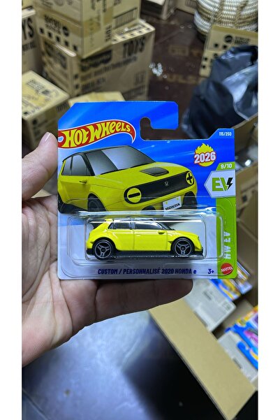 HOT WHEELS Custom 2020 Honda e HW EV 2026 Serisi 1:64 Diecast Model Araba Kol...