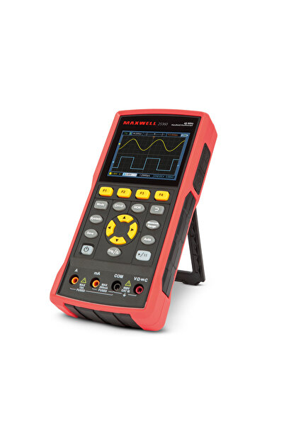 Maxwell-Digital Portable oscilloscope - battery powered - 3.5" color LCD - AC...