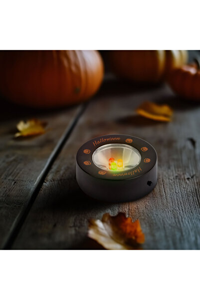 FAMİLY Iluminare LED de Halloween - 3 LED - 3 x AAA - negru, dovleac