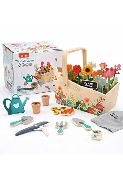 OEM Set de jocuri de rol din lemn pentru micul florăr – 30 de piese