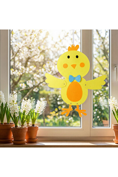 OEM Easter hanging decoration - chicken, felt