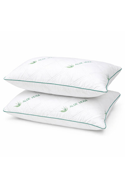 Meltem Set of 2 Anti-Allergic Aloe Vera Pillows 50x70 cm, Medium Firmness