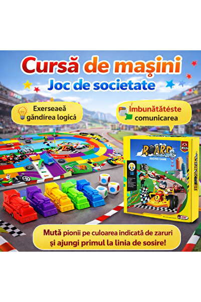 OEM Joc de societate cu curse auto în familie pentru copii