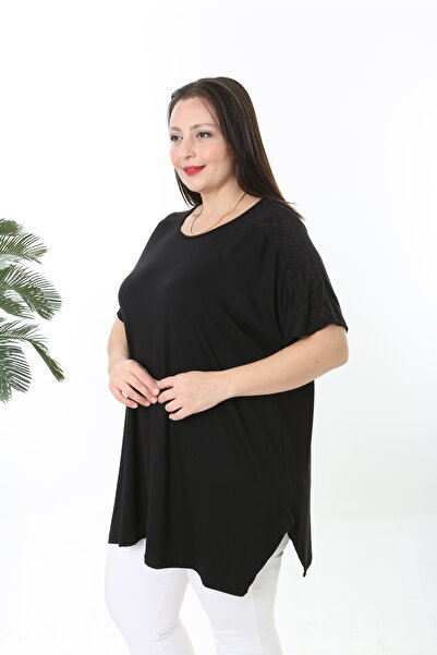 XL Modam Women's Tunic with Sleeve Details in Plus Size