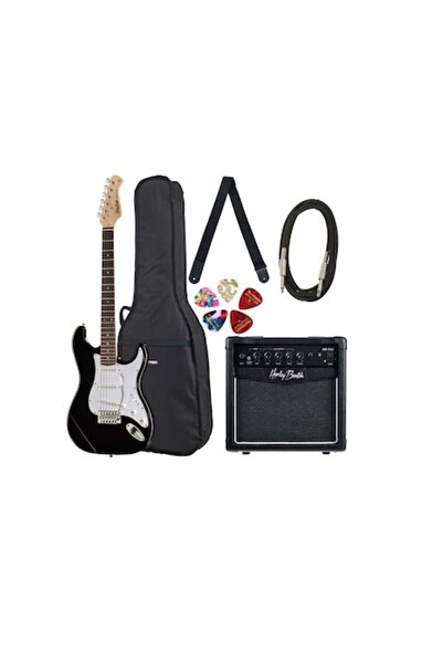 Harley Benton ST-20 BK Electric Guitar Set