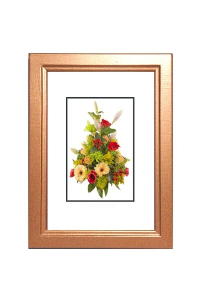 OEM Classic Photo Frame A4, 21 x 30 cm, Copper, Romanian Product