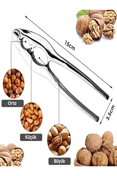 HİROS'H Paslanmaz Çelik Fındık Ceviz Kıracağı – Paslanmaz Çelik Dayanıklı El ...