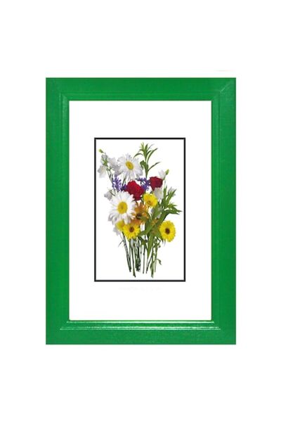 OEM Wooden photo frame, 15 x 20 cm, Green, Romanian Product
