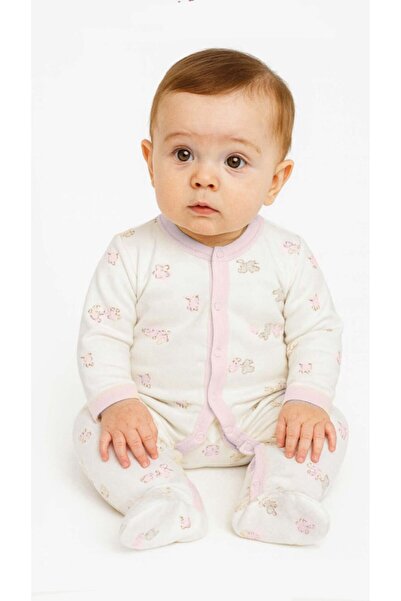 Bistyle Jumpsuit Love You Family Powder - Ecru