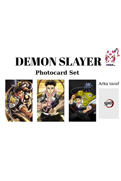 Hara Company Demon Slayer Anime Gyomei Himejima Set Fotokartica / Set Kolekci...