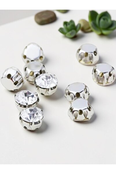 Armada 50 Pieces of Beyoğlu Stone Diamond Model, Placed on a Silver Base (Dia...