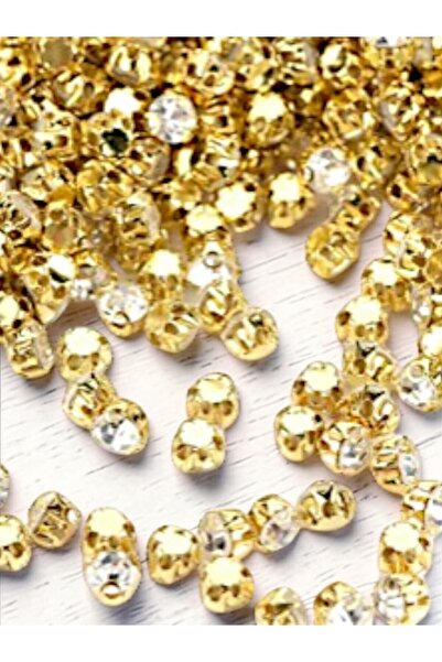 Armada 50 Pieces of Beyoğlu Stone Diamond Model Plantable Stone Gold (Diamete...