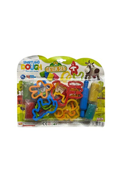 MGS OYUNCAK Smartland Dough Farm Set Play Dough Set
