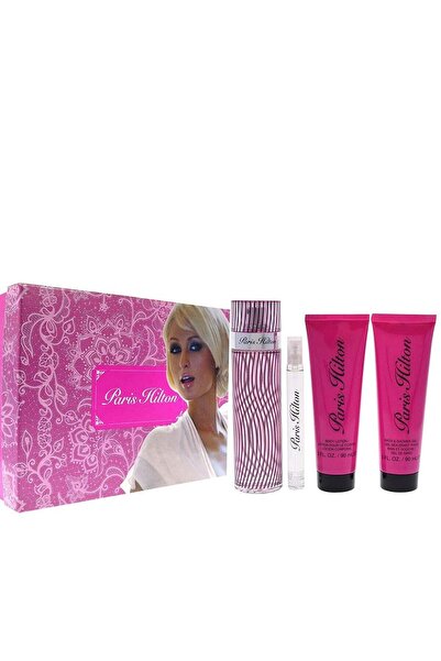 Paris Hilton Gift Set 100ml + 10ml Perfume + 90ml Balm + 90ml Shower Gel