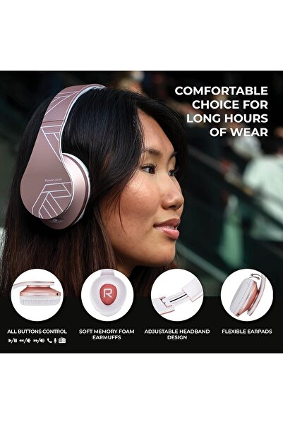 PowerLocus Bluetooth Headphones Over Ear