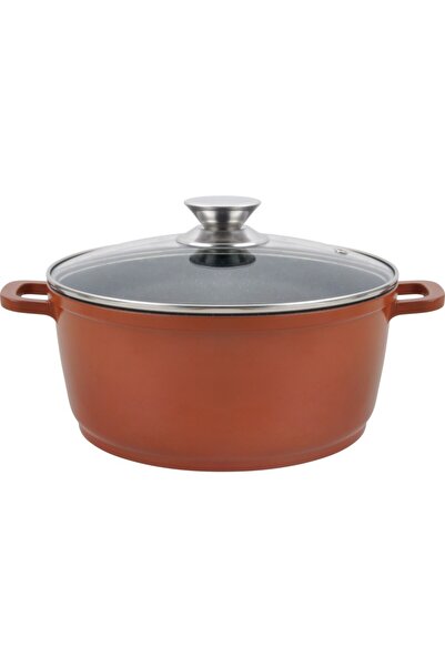Antoniabeautyshop Aluminum saucepan, ceramic, glass lid, 40cm, 17 l, Grunberg...