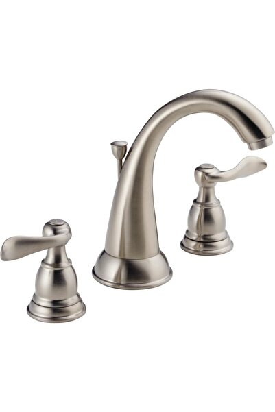 Delta Windemere B3596LF-SS İki Kulplu Breitgefaechert Banyo Musluğu, paslanma...