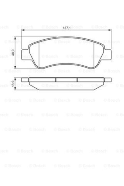 Bosch Set plăcuțe de frână, frână cu disc 0 986 495 254
