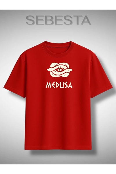 Sebesta Fashion Medusa Printed Premium Oversized T-Shirt