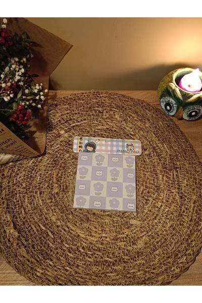 Paganca Floral and Cat Pages Patterned Notepad