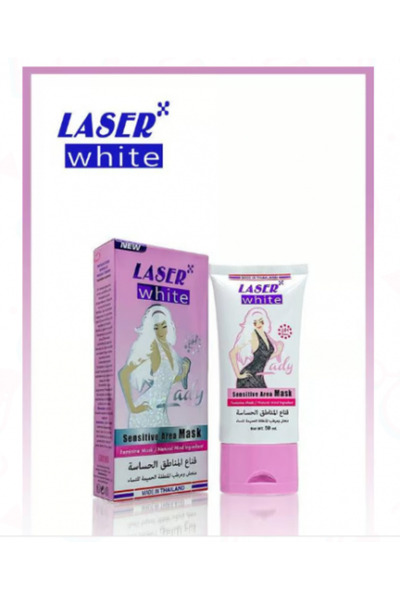 LASER WHITE قناع مرطب للمناطق الحساسة