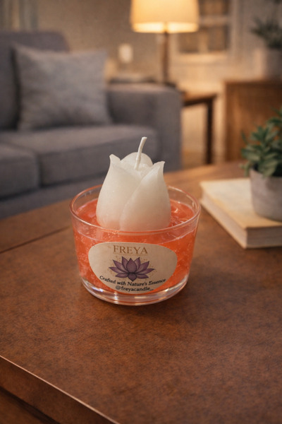 FreyaCandle Mum Küçük Lale - Yasemin Kokulu
