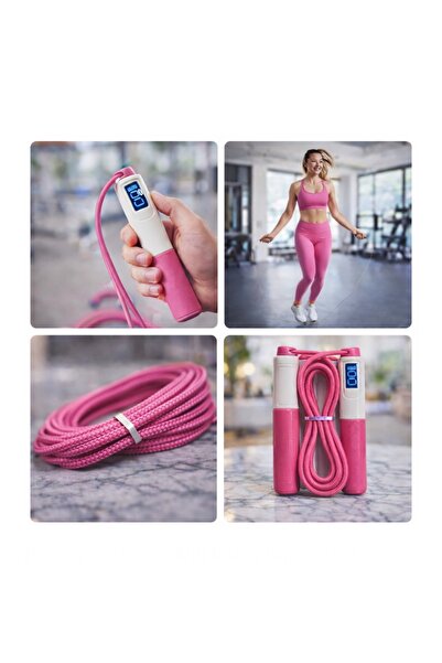Erzi Sayaçlı Atlama İpi Fitness ve Kardiyo Egzersiz İpi Mse-9B