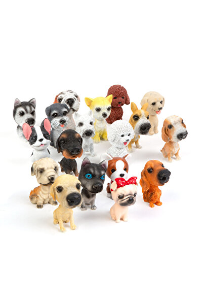 MNC Dog with swinging head - 12 models - 12 pcs./display