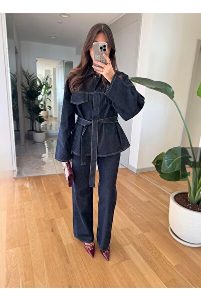 Ekim Store Kaiš Na vezivanje Dvostruki D Denim Set