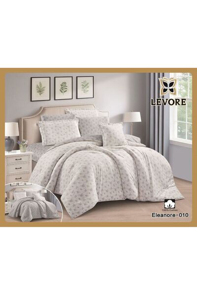Levore Eleanor Cotton Summer Bedspread Set, 8 Pieces, Double Size, Double Sides