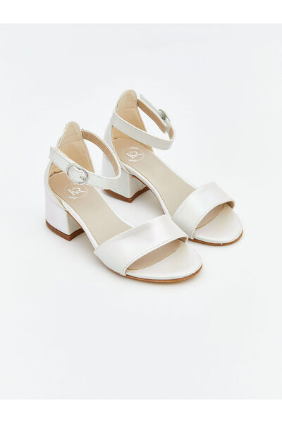 LC Waikiki Peak New Season Leather-Look Girls Heeled Shoes