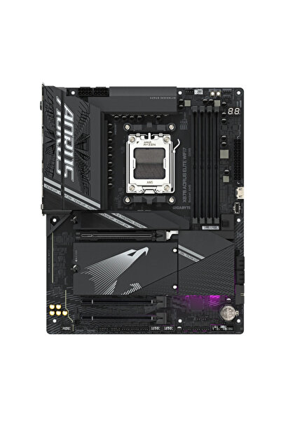 Gigabyte X870 AORUS ELITE WIFI7 AMD X870 Soket AM5 DDR5 8000Mhz (OC) USB4 WIF...