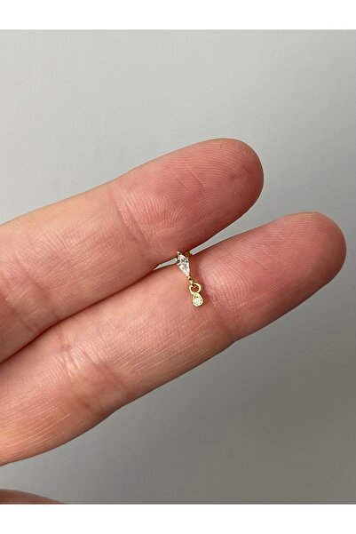 denizden silver Gümüş sallantılı piercing