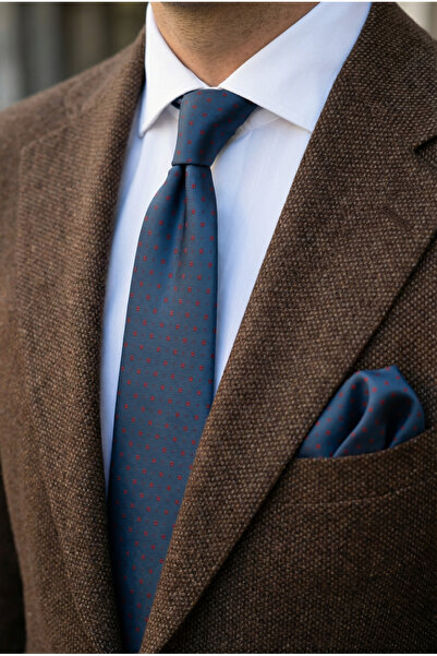 CROATE Burgundy Prestige – Special Woven Italian Micro Fiber Petrol Color Tie