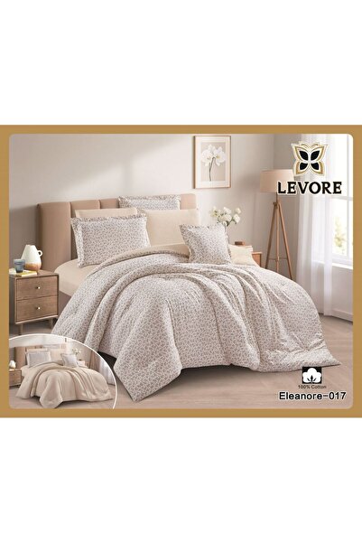 Levore Eleanore Summer Cotton Bedspread Set, Double Size, 8 Pieces, Double Sided