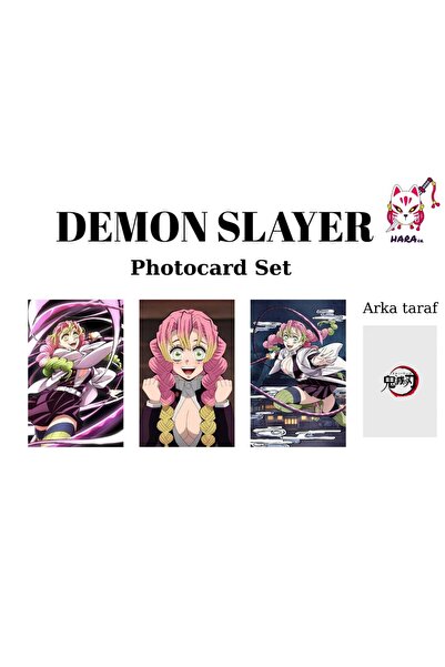 Hara Company Demon Slayer Anime Mitsuri Kanroji Set Fotokartica / Set Kolekci...