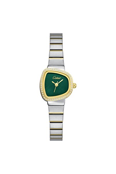 Cotier A delicate women's watch in silver and gold