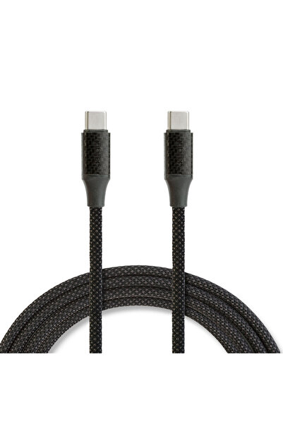 DELIGHT Data cable - Type-C / Type-C - magnetic - black - 1m - 3A - 60W
